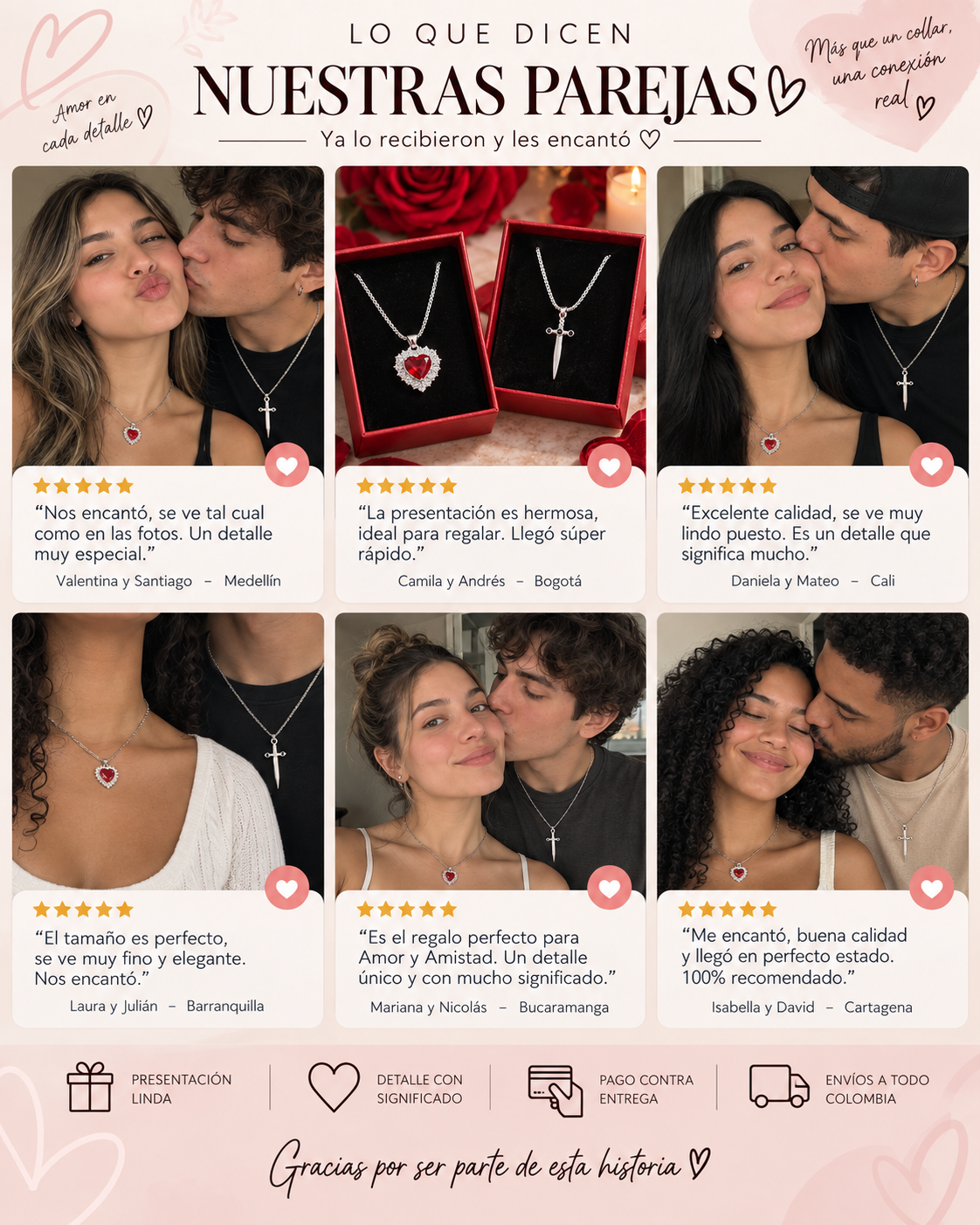 Galería visual Amor y Valentía