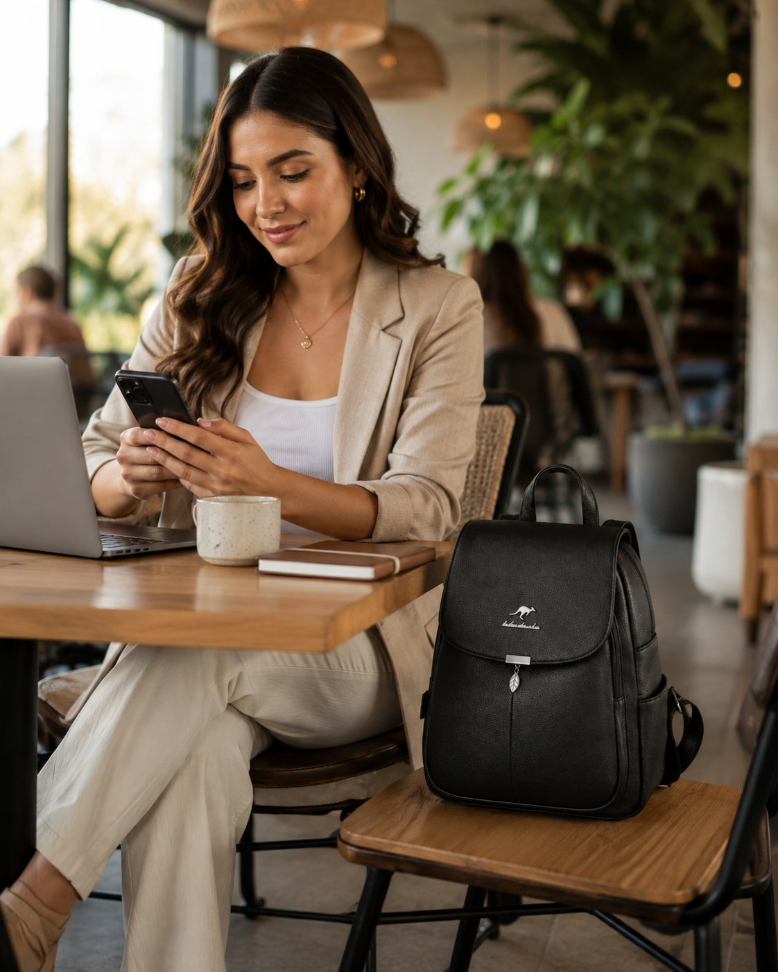 Bolso Aura en jornada de trabajo